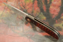 Breeze Front Flipper With Red/Black Carbon Fiber (IKBS) - M390 -Optimal Knives Store 108594 3 x