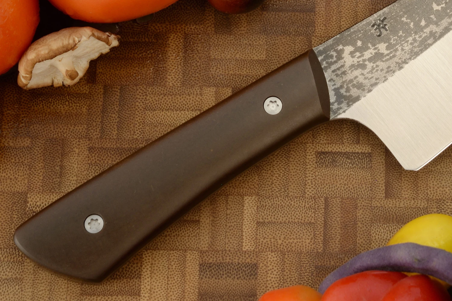 Chef's Knife With Mocha Micarta (6-1/2 In) 2 Chef's Knife With Mocha Micarta (6-1/2 In) - Image 2