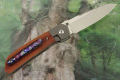 Mula Bolsterlock Front Flipper With Natural Micarta - CPM-154 9 Mula Bolsterlock Front Flipper With Natural Micarta - CPM-154 -Optimal Knives Store 108608 5 x