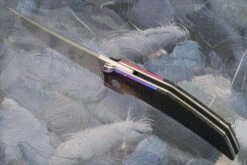 Empire Flipper With Blackwood Carbon Fiber And Mokuti - RWL-34 -Optimal Knives Store 108630 3 x