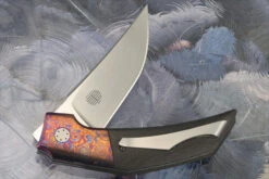 Empire Flipper With Blackwood Carbon Fiber And Mokuti - RWL-34 -Optimal Knives Store 108630 4 x