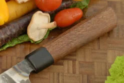 Forged Chef's Knife - Gyuto (8-1/2 In.) With Lacewood And Bog Oak -Optimal Knives Store 108645 6 x