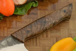 San Mai Chef's Knife With Spalted Mango (8 In.) -Optimal Knives Store 108646 5 x