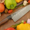 Damascus Chef's Knife With Chestnut And G-10 (9 In.)
