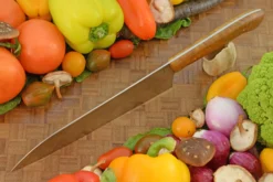 Chef's Knife (8-1/4 In.) With Cheesewood Burl - CPM-MagnaCut -Optimal Knives Store 108703 3 x