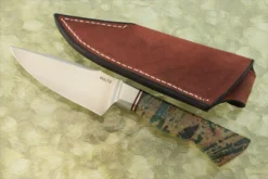 Integral Skinner With Box Elder BurlJourneyman Smith Test Knife