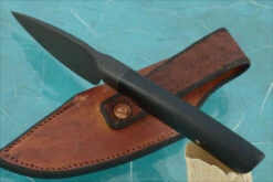 Integral Small Skinner With Black Micarta 9 Integral Small Skinner With Black Micarta -Optimal Knives Store 108716 4 x