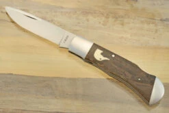 Drop Point Lock Back With Antique Micarta