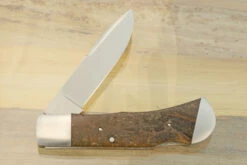 Drop Point Lock Back With Antique Micarta 8 Drop Point Lock Back With Antique Micarta -Optimal Knives Store 108718 4 x