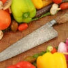 Integral Feather Damascus Chef's Knife (9 In.) With Spalted Maple Burl