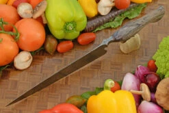 Integral Feather Chef's Knife (8-1/3 In.) With Spalted Maple 10 Integral Feather Chef's Knife (8-1/3 In.) With Spalted Maple -Optimal Knives Store 108730 4 x