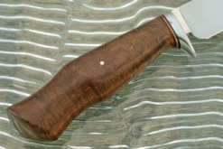 Forged Drop Point Hunter With Black Gidgee(Journeyman Smith Test Knife) -Optimal Knives Store 108738 5 x