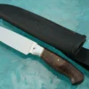 Forged Drop Point Hunter With Black Mulga(Journeyman Smith Test Knife)