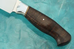 Forged Drop Point Hunter With Black Mulga(Journeyman Smith Test Knife) -Optimal Knives Store 108739 3 x