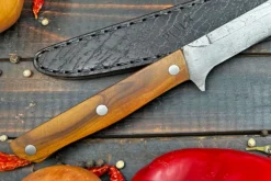 Fillet Knife With Lapacho -Optimal Knives Store 108793 4 x