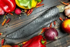 Breaking Knife (180mm) With Argentine Lignum Vitae And O2 Carbon Steel 9 Breaking Knife (180mm) With Argentine Lignum Vitae And O2 Carbon Steel -Optimal Knives Store 108806 5 x