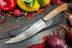 Upswept Boning/Fillet Knife (150mm) With Argentine Lignum Vitae And O2 Carbon Steel