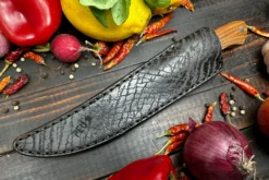 Upswept Boning/Fillet Knife (150mm) With Argentine Lignum Vitae And O2 Carbon Steel -Optimal Knives Store 108807 5 x