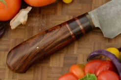 Chef's Knife (8-1/4 In) With Ironwood - O2 Carbon Steel -Optimal Knives Store 108903 5 x