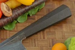 Integral San Mai Chef's Knife - Gyuto - With Bog Oak (8 In.) -Optimal Knives Store 108907 5 x