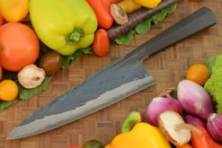 Integral San Mai Chef's Knife - Gyuto - With Bog Oak (8 In.) -Optimal Knives Store 108907 7 x