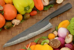 Integral San Mai Chef's Knife - Gyuto - With Bog Oak (8-1/3 In.) -Optimal Knives Store 108911 7 x