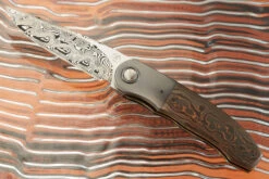 L48 Front Flipper With Copper Camo FatCarbon And Zirconium (Ceramic IKBS) - M390
