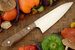 Chef's Knife (6-1/3 In.) With Madrone Burl - AEB-L 9 Chef's Knife (6-1/3 In.) With Madrone Burl - AEB-L -Optimal Knives Store 109091 5 x