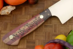 Chef's Knife (6-1/2 In.) With "We The People" Paper Micarta - AEB-L -Optimal Knives Store 109101 4 x