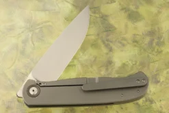 Atlas CFL Front Flipper With Mammoth Ivory - Satin Finish, Drop Point - M390 -Optimal Knives Store 109111 4 x