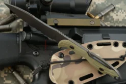 Maritime Utility Fighting Dive Knife - Covert Green -Optimal Knives Store 109127 3 x