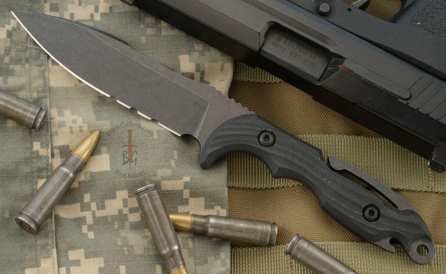 Maritime Utility Fighting Dive Knife - Carbon 2 Maritime Utility Fighting Dive Knife - Carbon - Image 2