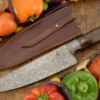Mosaic Damascus Chef's Knife (9.2 In.) With Curly Koa