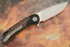 W5 Flipper With Sunset CamoCarbon - MagnaCut 9 W5 Flipper With Sunset CamoCarbon - MagnaCut -Optimal Knives Store 109138 5 x