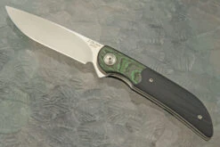 JB2 Flipper With Jungle Green FatCarbon - M390