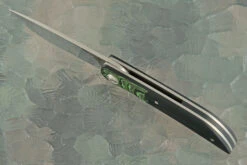 JB2 Flipper With Jungle Green FatCarbon - M390 -Optimal Knives Store 109194 3 x