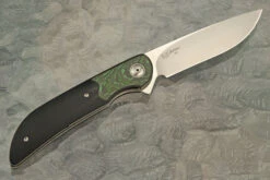 JB2 Flipper With Jungle Green FatCarbon - M390 -Optimal Knives Store 109194 5 x