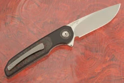 JB3 Flipper With Red Dark Matter FatCarbon - M390 -Optimal Knives Store 109196 5 x