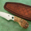 Neck Knife With Spalted Maple