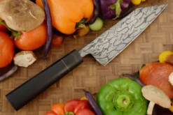 Damascus Bunka (6-1/3 In.) With Ebony