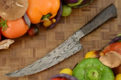 Integral Damascus Boning/Fillet Knife - Gokujo (6-2/3") With Black Palm