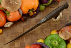 Integral Damascus Boning/Fillet Knife - Gokujo (6-2/3") With Black Palm -Optimal Knives Store 109374 4 x