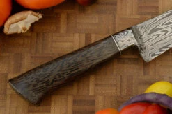 Integral Damascus Boning/Fillet Knife - Gokujo (6-2/3") With Black Palm -Optimal Knives Store 109374 5 x