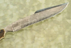 Damascus Batwing Khukri With Mammoth Ivory -Optimal Knives Store 109381 7 x