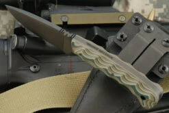 Huntsman With Sculpted Camo G10 -Optimal Knives Store 109384 4 x