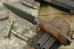 Woodsman With Maple, Tribal Markings 9 Woodsman With Maple, Tribal Markings -Optimal Knives Store 109393 4 x