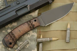 Woodsman With Maple, Tribal Markings 11 Woodsman With Maple, Tribal Markings -Optimal Knives Store 109393 6 x