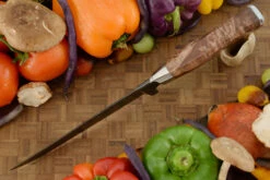 Forged Boning Knife With Bigleaf Maple Burl (6-1/4") - 52100 Carbon Steel -Optimal Knives Store 109422 3 x