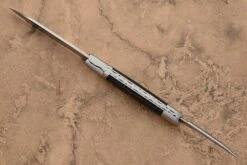 Issoire Shepherd's Knife And Awl With Ebony -Optimal Knives Store 91665 3 x