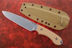 Guardian 6 - Coyote Brown G10, Stonewash Blade, Sabre Grind - CPM-3V